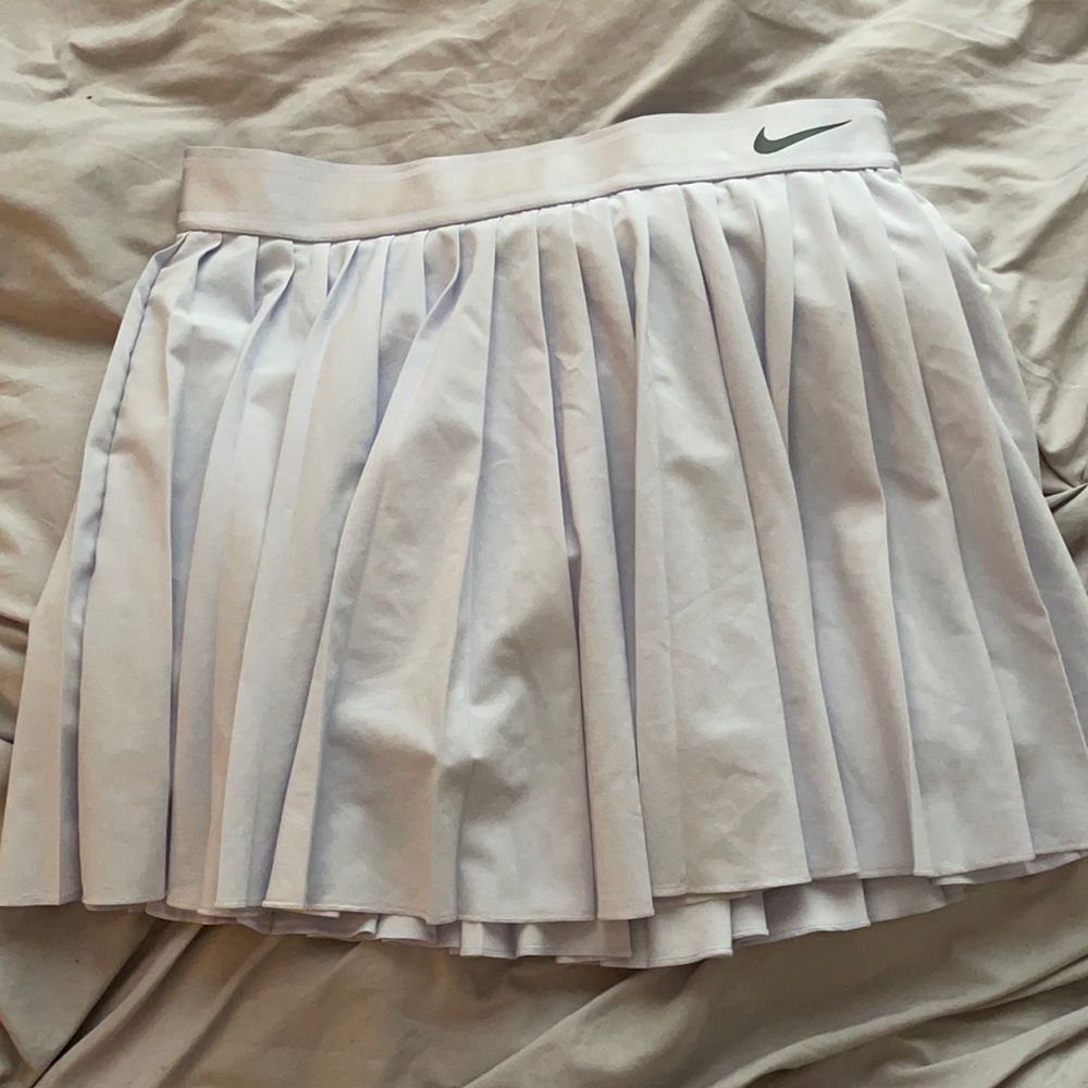 lavender pleated nike tennis skirt
